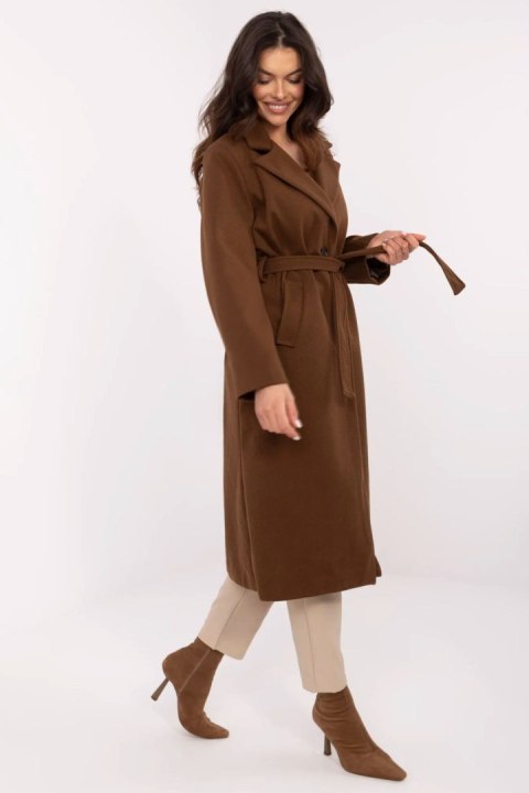 Płaszcz Damski Model MO-PL-1804.00 Brown - Italy Moda