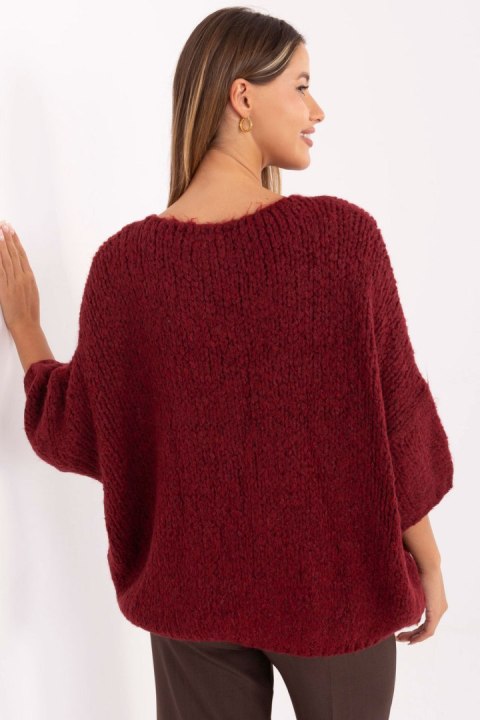 Sweter Damski Model IT-SW-7703.70 Bordo - Italy Moda
