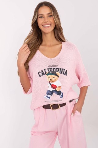 Sweter Damski Model MI-SW-2101.06 Light Pink - Italy Moda