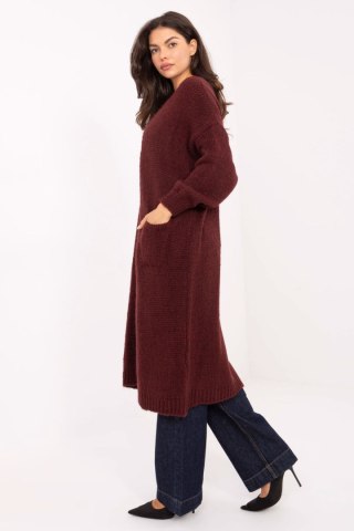 Sweter Kardigan Model MI-SW-WM6155.82 Bordo - Italy Moda