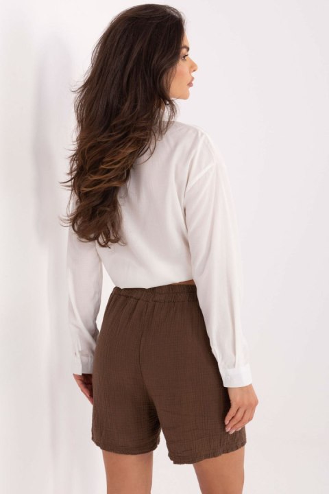 Szorty Damskie Model MO-SN-9717.95 Brown - Italy Moda