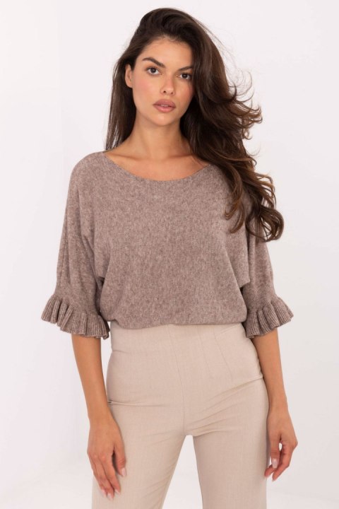 Sweter Damski Model IT-SW-99244.65 Dark Beige - Italy Moda