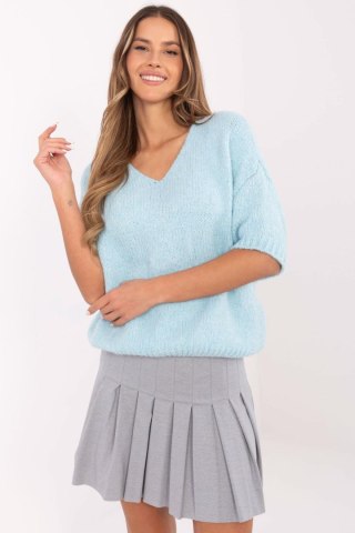Sweter Damski Model MI-SW-2103.07 Light Blue - Italy Moda