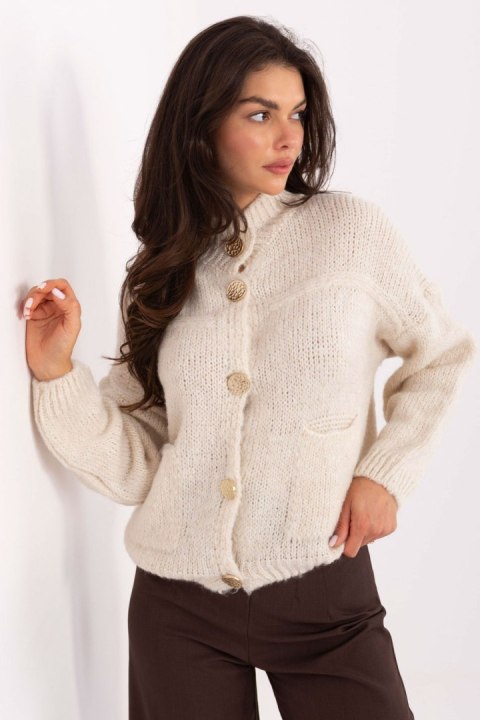 Sweter Damski Model MI-SW-WM218.02 Light Beige - Italy Moda