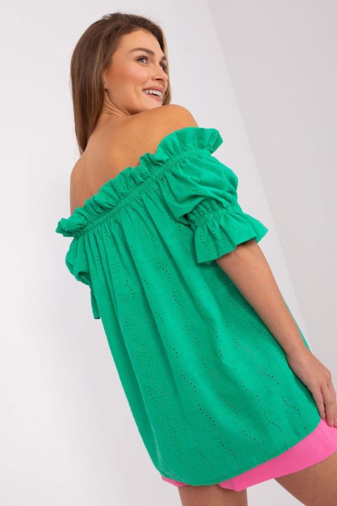 Bluzka Model LK-BZ-509355.68P Green - Lakerta