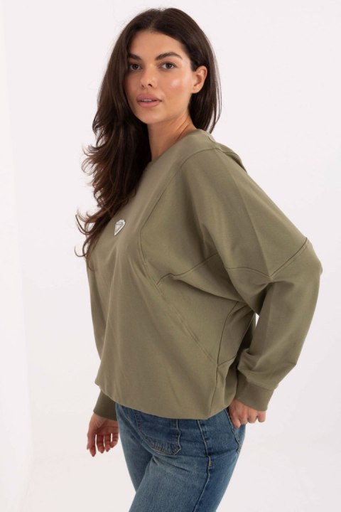 Bluza Damska Model RV-BL-A877.19P Khaki - Rue Paris