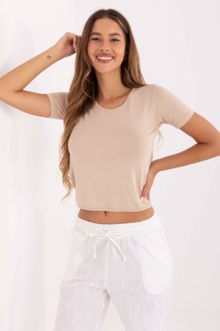 Bluzka Model 95-BZ-639012.30P Beige - Rue Paris