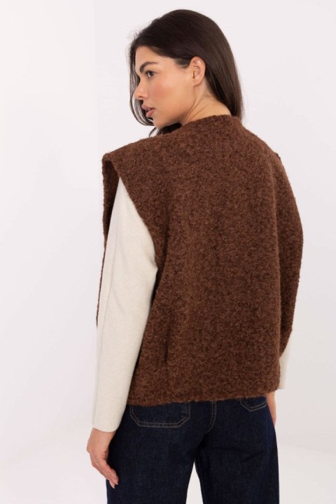 Kamizelka Model IT-KZ-FL9622.29P Brown - Rue Paris