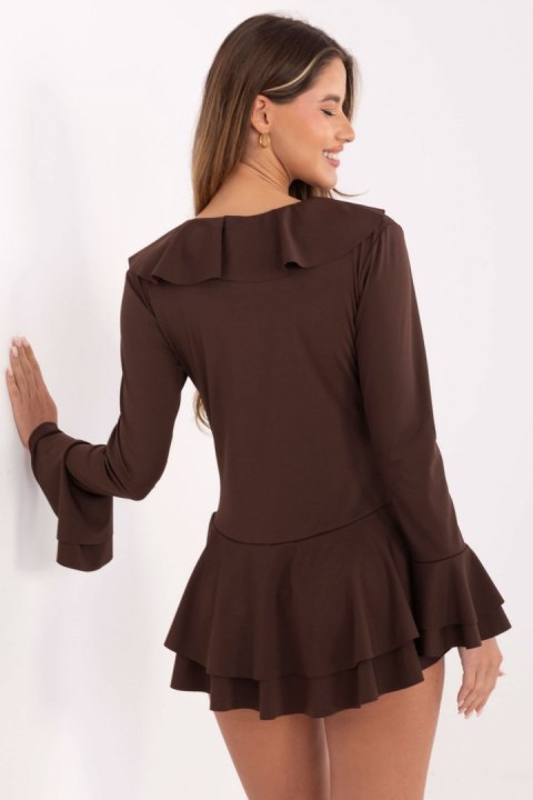 Kombinezon Model MI-KO-T60.33 Dark Brown - Rue Paris