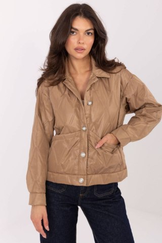 Kurtka Damska Model IT-KR-FL9626.77 Camel - Rue Paris