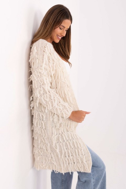 Sweter Kardigan Model MI-SW-0820.85 Light Beige - Rue Paris