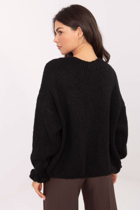 Sweter Kardigan Model MI-SW-0904.82 Black - Rue Paris