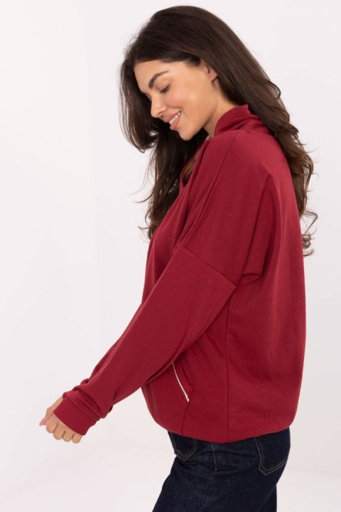 Bluza Damska Model RV-BL-A874.01P Bordo - Rue Paris