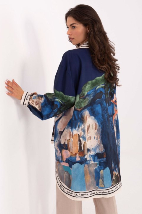 Koszula Damska Model IT-KS-18729.12 Navy - Rue Paris