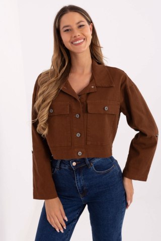 Kurtka Damska Model IT-KR-FL7029.72 Light Brown - Rue Paris