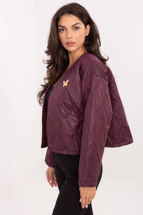 Kurtka Damski Model IT-KR-FL8357.82 Bordo - Rue Paris