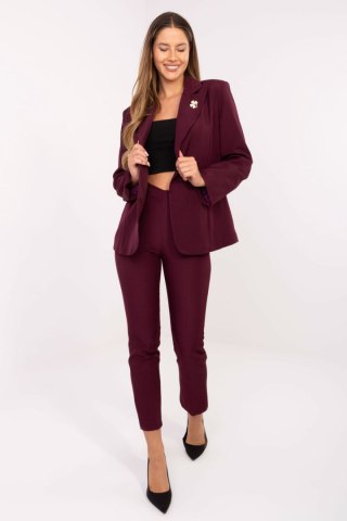 Bordo marynarka damska