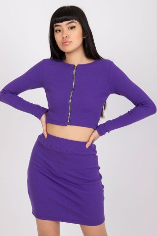 Spódnica Komplet Model RV-KMPL-7526.03 Dark Violet - Rue Paris
