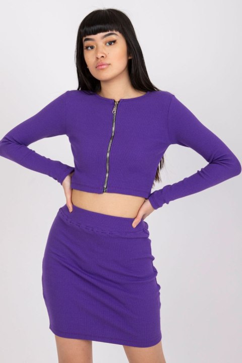 Spódnica Komplet Model RV-KMPL-7526.03 Dark Violet - Rue Paris