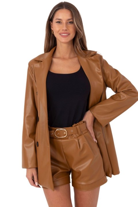 Szorty Damskie Model IT-SN-FL8701.97 Camel - Rue Paris