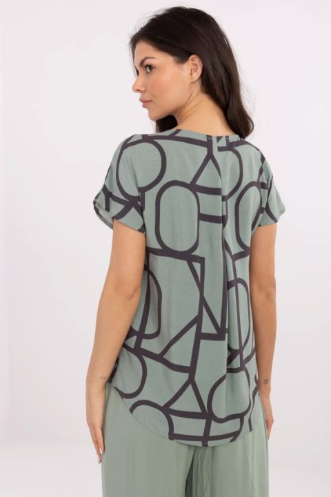 Bluzka Model D73771M11171D Khaki - Sublevel