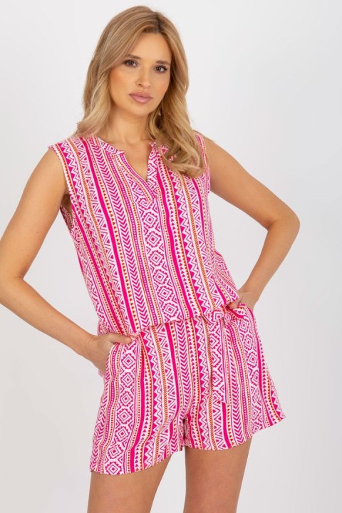 Bluzka Model D73771R11115A White/Pink - Fresh Made