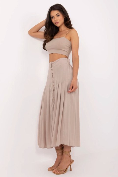 Spódnica Model D73761M50187B Dark Beige - Sublevel
