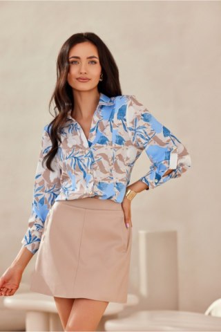 Koszula Damska Model Anvien BLU0136-04F Multicolor - Roco Fashion