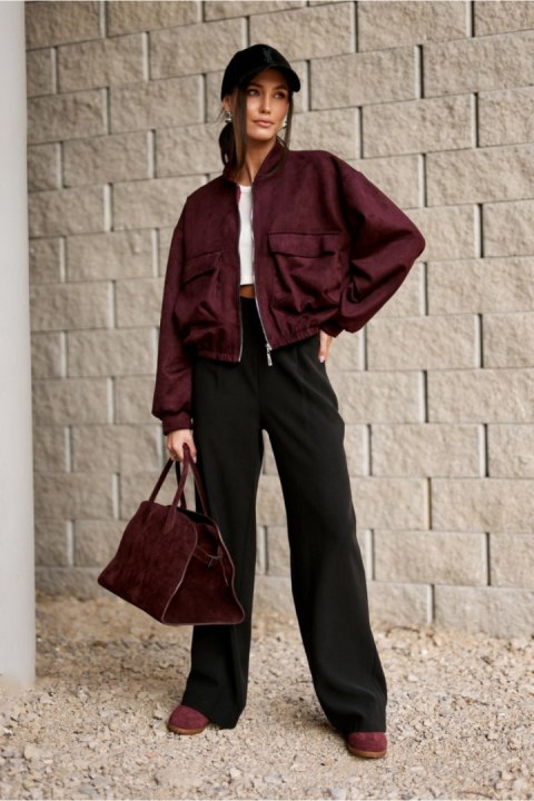 Kurtka Damska Model Vivara BOR KUR0032 Bordo - Roco Fashion