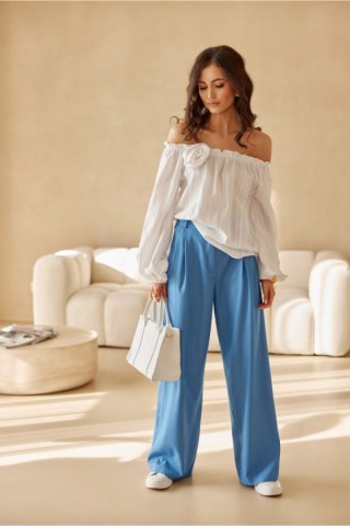 Bluzka Model Monaco EKR BLU0206 Ecru - Roco Fashion