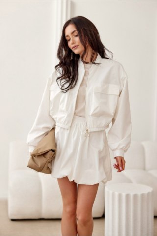 Kurtka Damska Model Paula EKR KUR0030 Ecru - Roco Fashion