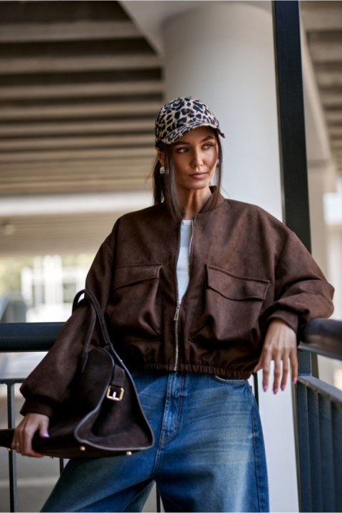 Kurtka Damska Model Vivara BRA KUR0032 Brown - Roco Fashion