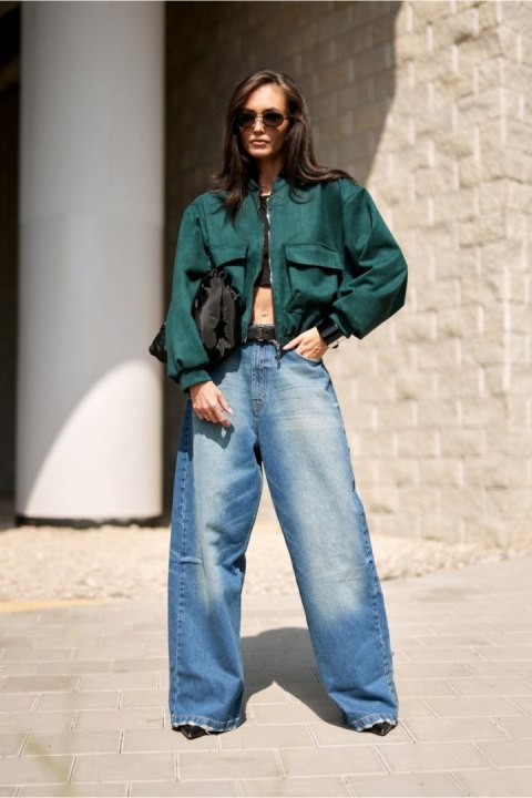 Kurtka Damska Model Vivara BUT KUR0032 Bottle Green - Roco Fashion