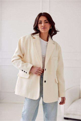 Marynarka damska w kolorze waniliowym