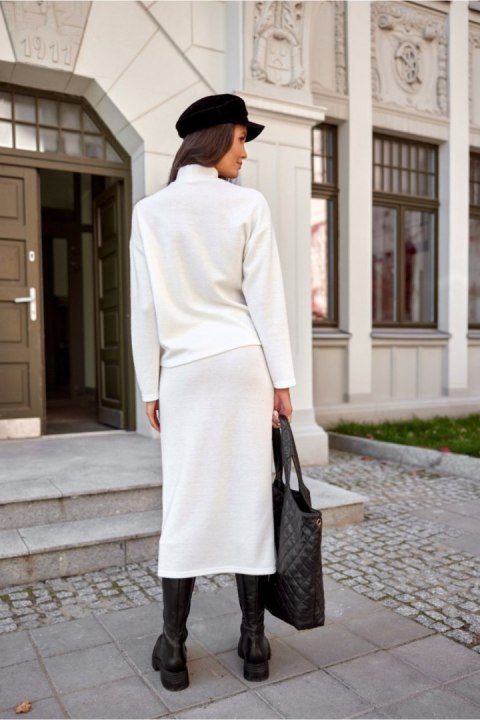 Spódnica Model Carmen EKR SPO0043 Ecru - Roco Fashion