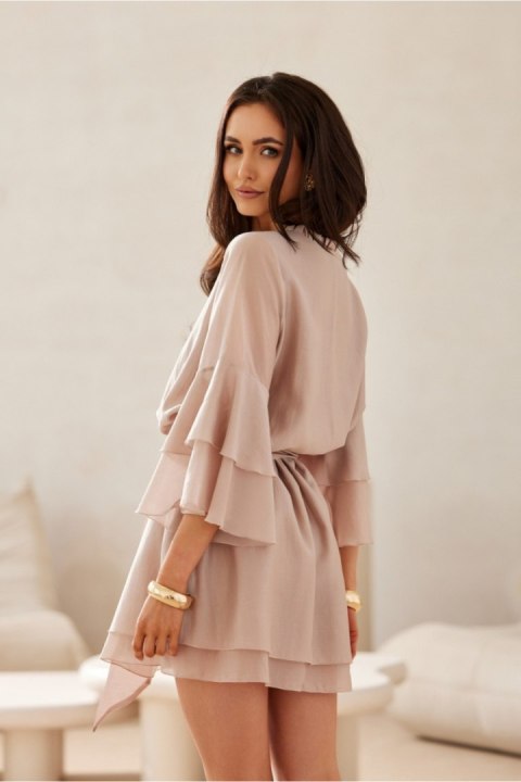 Sukienka Model Beatrice BEZ SUK0525 Beige - Roco Fashion