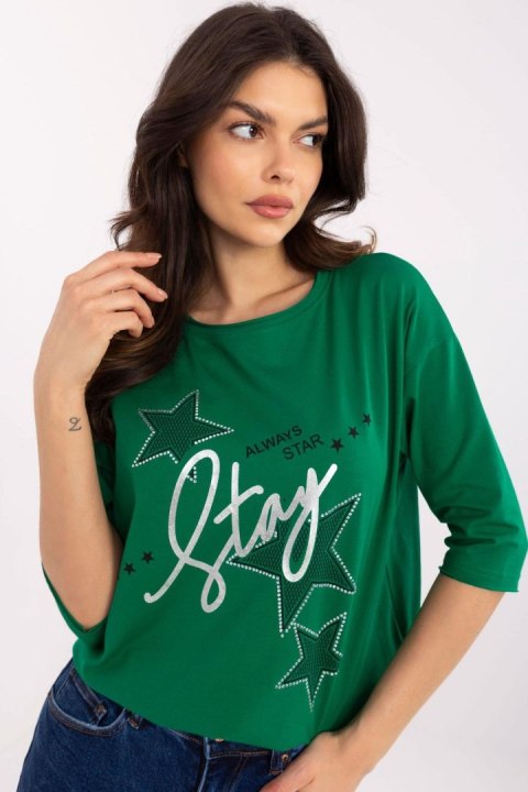 Bluzka Model CLM-BZ-0016.84 Green - Factory Price