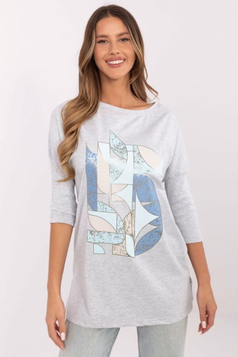 Bluzka Model CLM-BZ-0043.86 Grey - Factory Price