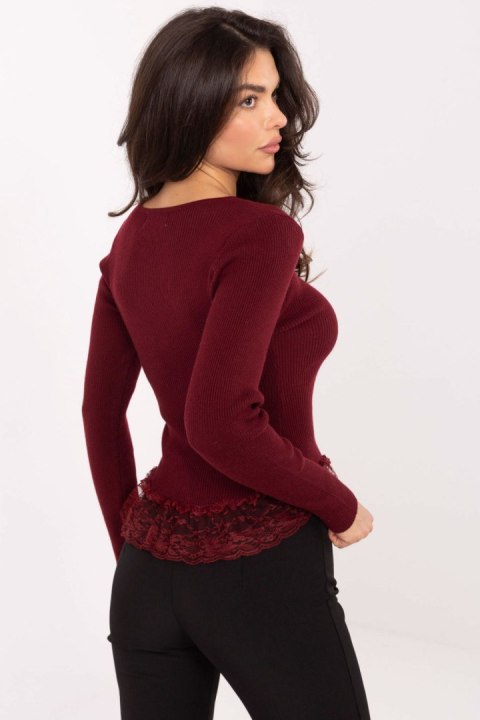 Sweter Damski Model PM-SW-YIS1027.85 Bordo - Factory Price