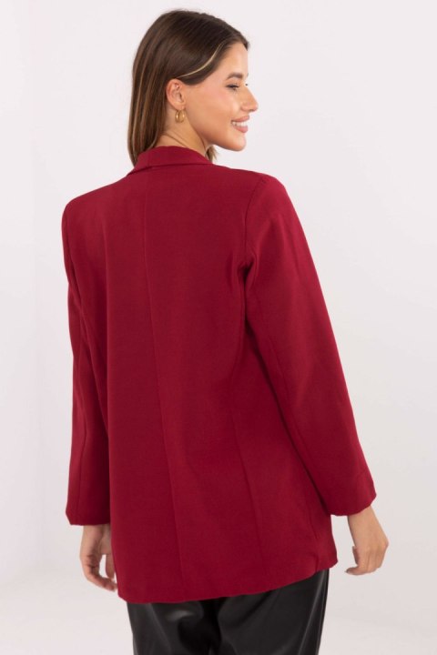 Bordo marynarka damska