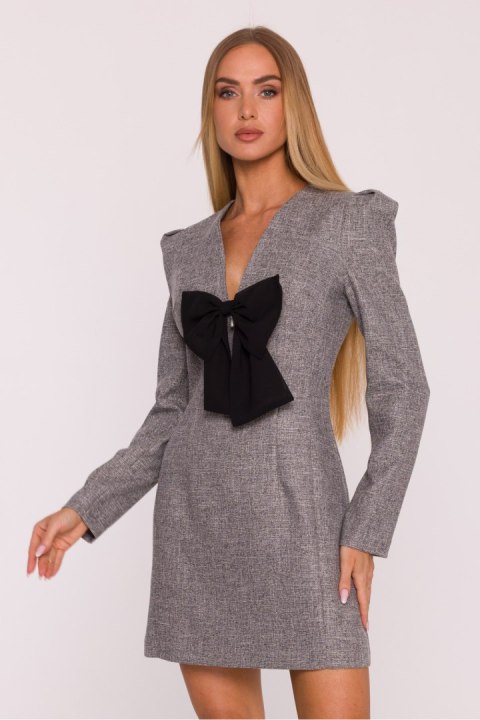 Sukienka Model MOE869 Grafit - Moe