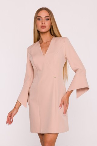 Sukienka Model MOE876 Beige - Moe