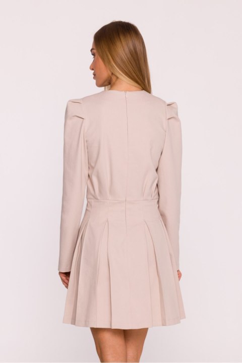 Sukienka Model MOE884 Beige - Moe