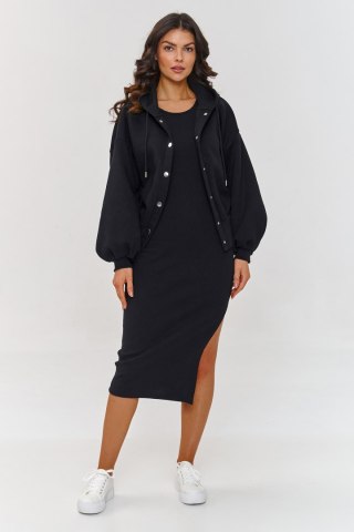 Sukienka Komplet Model A6 Black - Makadamia