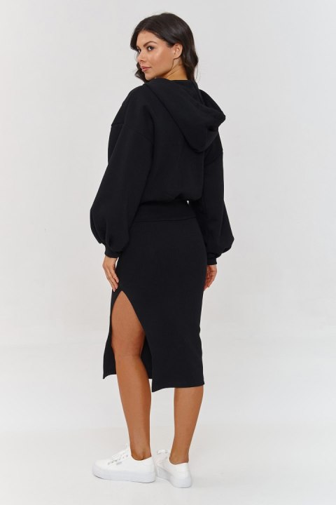 Sukienka Komplet Model A6 Black - Makadamia