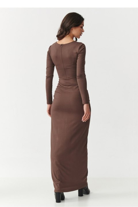 Sukienka Model M898 Czekolada - Makadamia