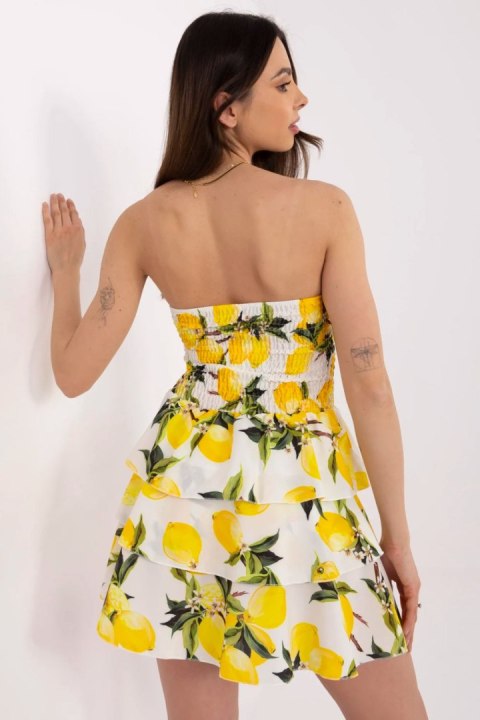 Sukienka Model MI-SK-23708.60 Ecru - Italy Moda