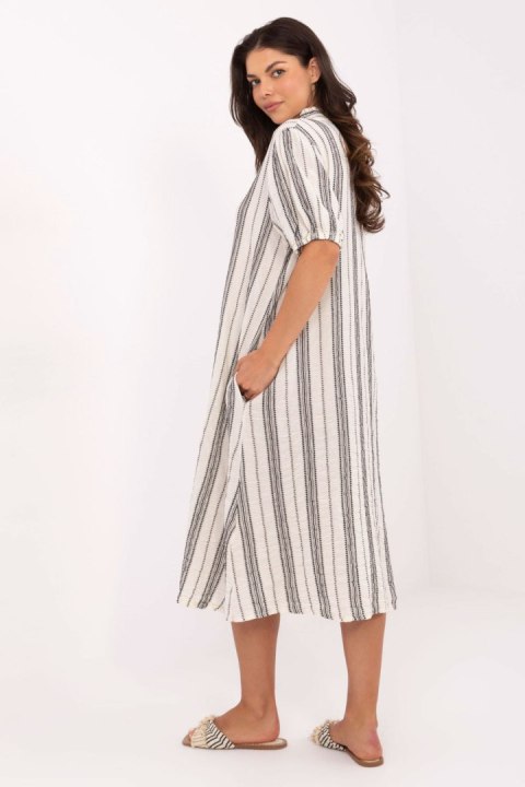 Sukienka Model TW-SK-BI-2451.84 White/Black - Och Bella