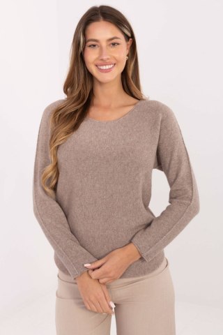 Sweter Damski Model IT-SW-0110.84 Dark Beige - Rue Paris