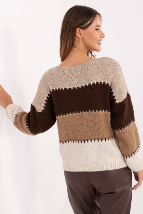 Sweter Damski Model MI-SW-2309.95 Light Beige - Italy Moda